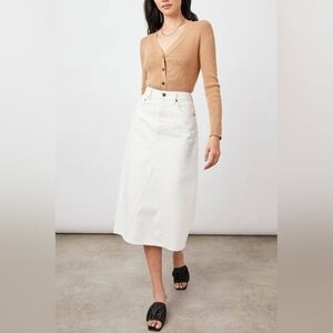 Rails Highland Denim Skirt - Ecru